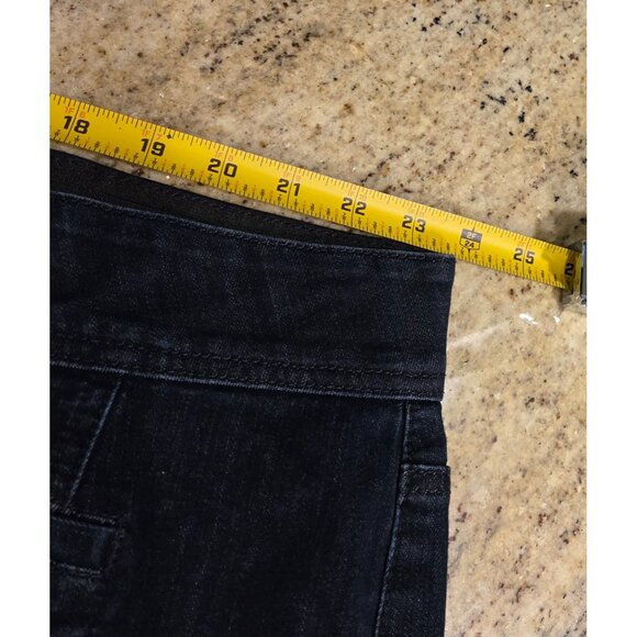 Lane Bryant Skirt Denim Jean Button Front Pencil Women Plus Sz 26W Tummy Control - Picture 3 of 13